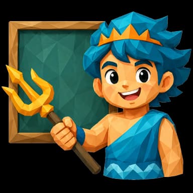 Poseidon, the Fluentide mascot, explaining