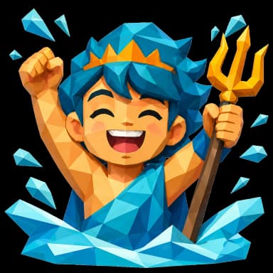 Poseidon celebrating