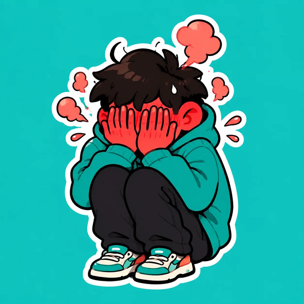 社死 (shè sǐ) — A moment of public humiliation so intense you wish you could vanish — calling someone the wrong name, tripping on stage.