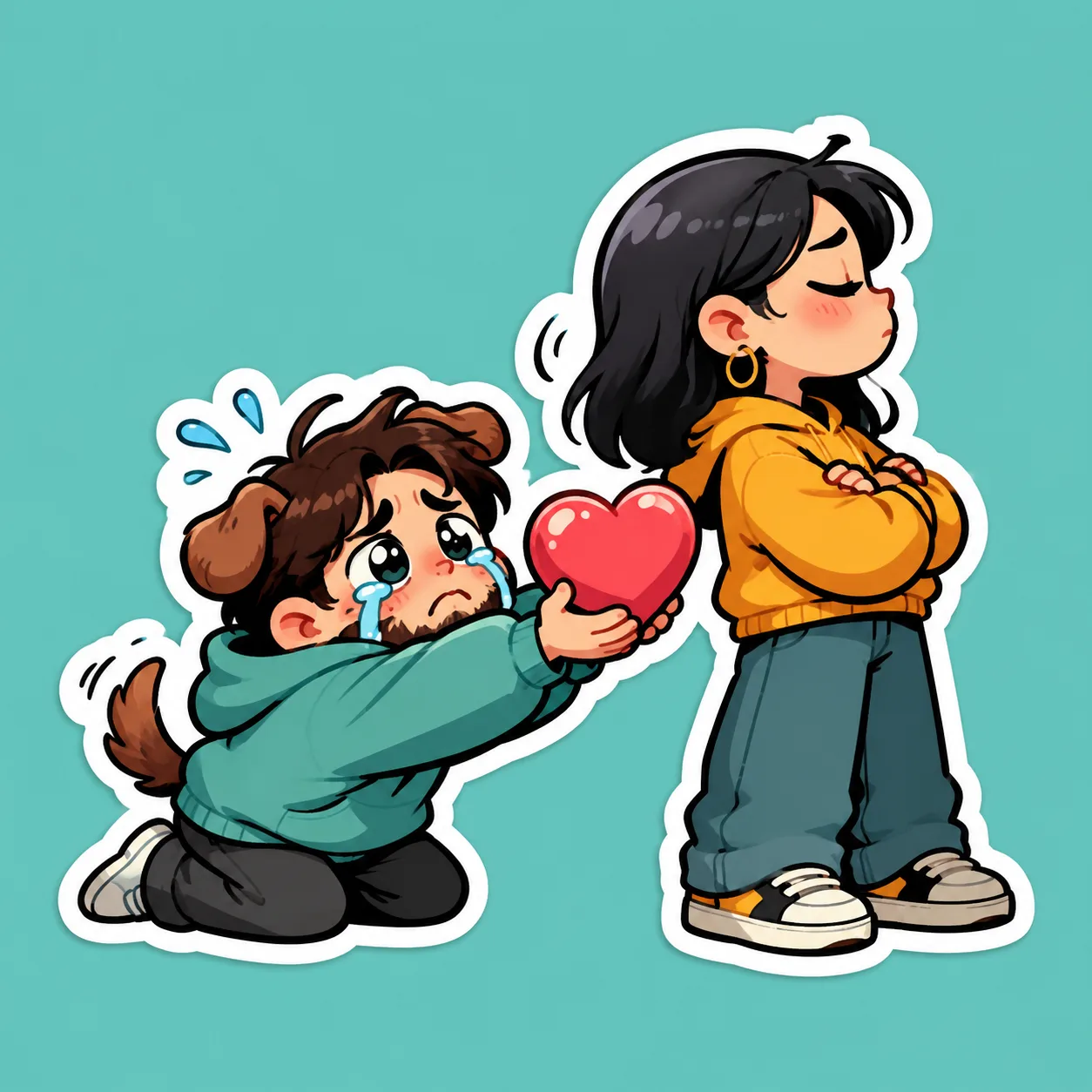 舔狗 (tiǎn gǒu) — Someone who debases themselves for a crush who doesn't reciprocate — endlessly attentive, endlessly ignored. A simp.