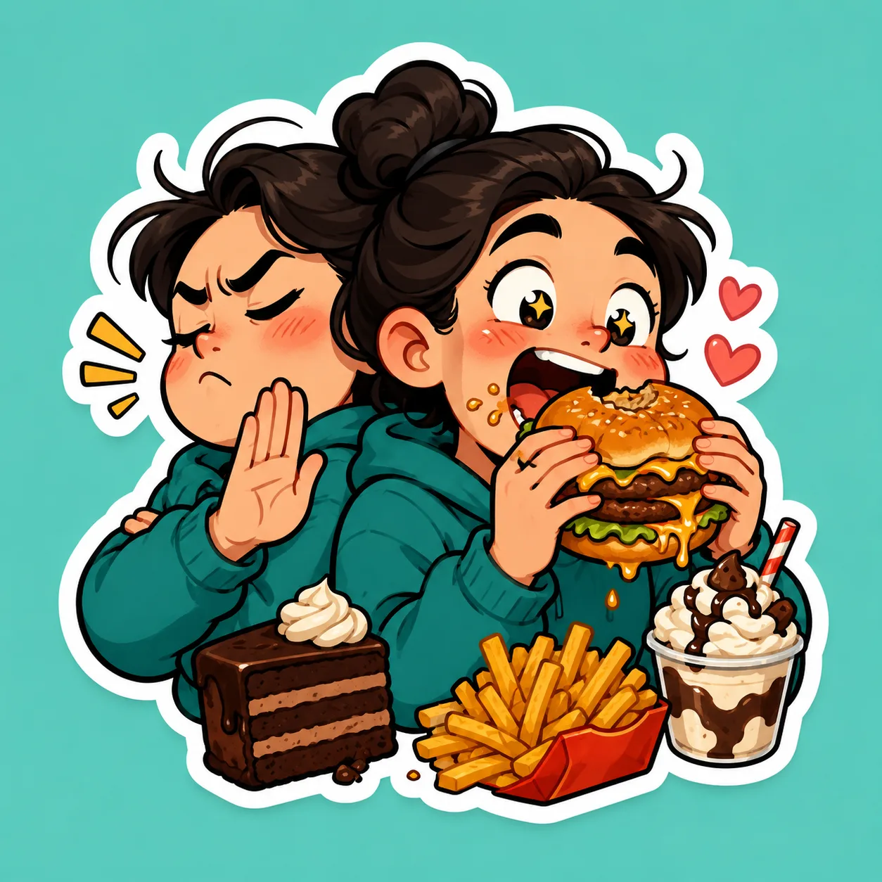 真香 (zhēn xiāng) — The moment you eat your words: you swore you would never, then ended up loving it. The ultimate "I take it back".